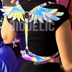 Fairy Wings Iridescent Harness Belt